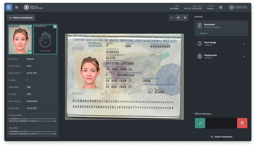 Document detailed view