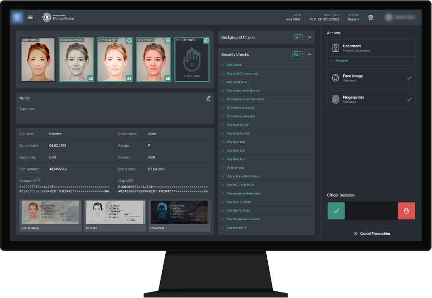 The MVP primary screen